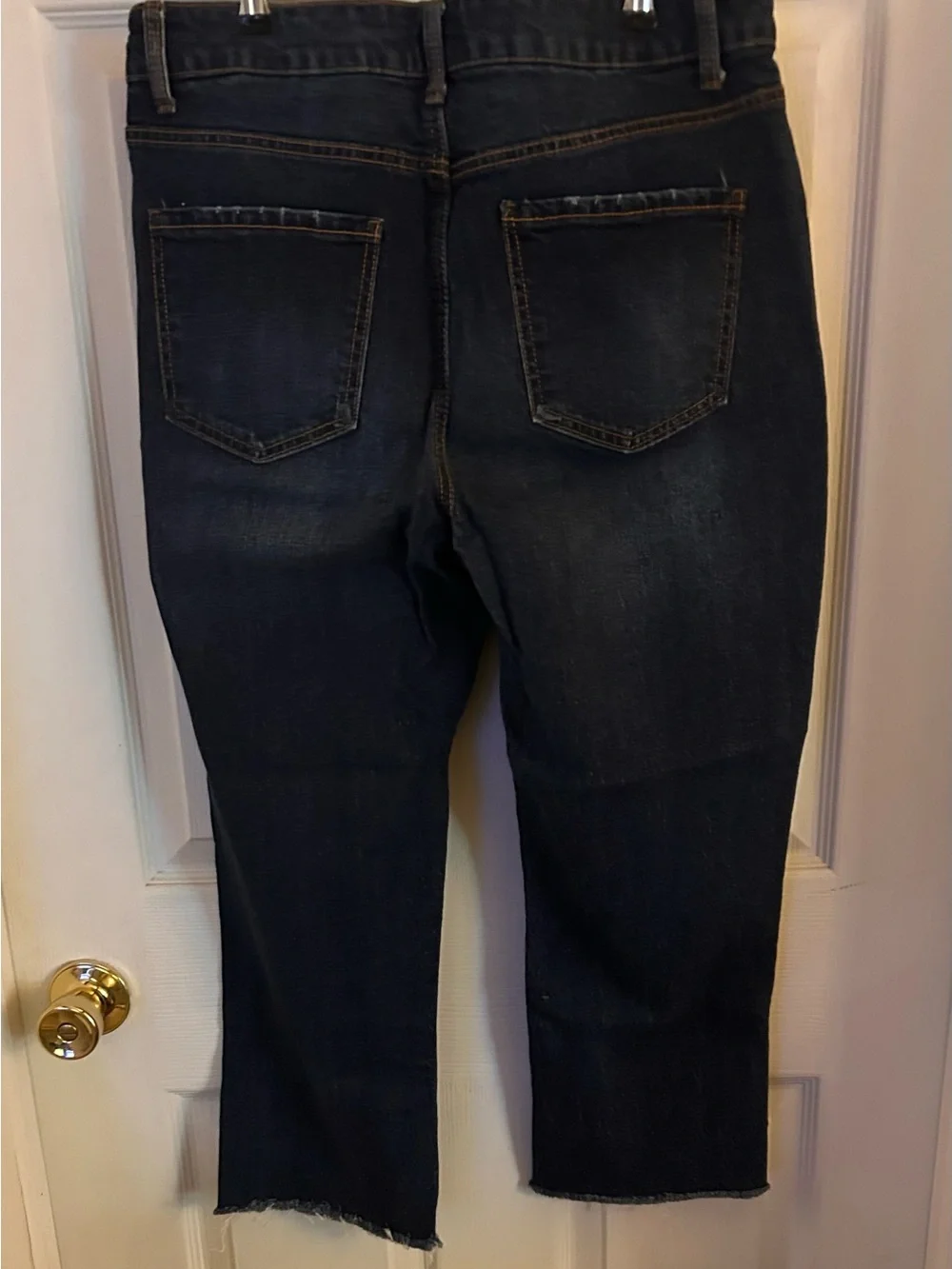 Time and Tru Dark Blue High-Rise Ankle Jeans - Picture 9 of 9